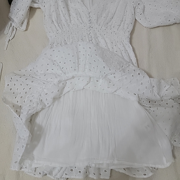 White Polka Dot Dress - Picture 8 of 10